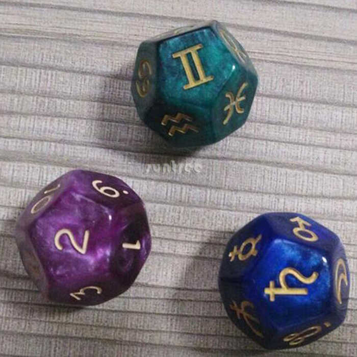 custom 12 sided dice 