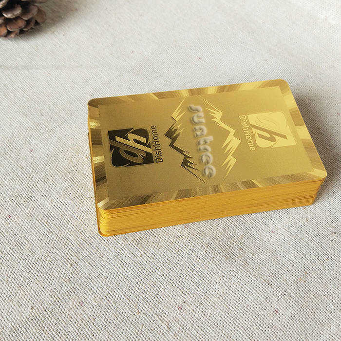 Custom Gold Playing Cards 